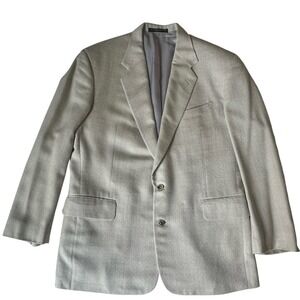 VTG 1999 Hickey Freeman Culwell Blazer Jacket Men 44R  Wool Silk Blend Soft